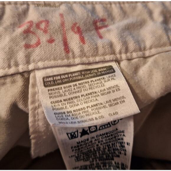 Dockers Men's 38 Beige Khaki Flat Front Preppy Shorts, Inseam 10" - Picture 4 of 6